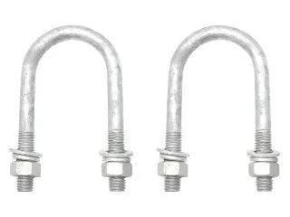 Round U Bolt M12 51mm Width 110mm Length Pair Trojan Jockey Wheel Parts