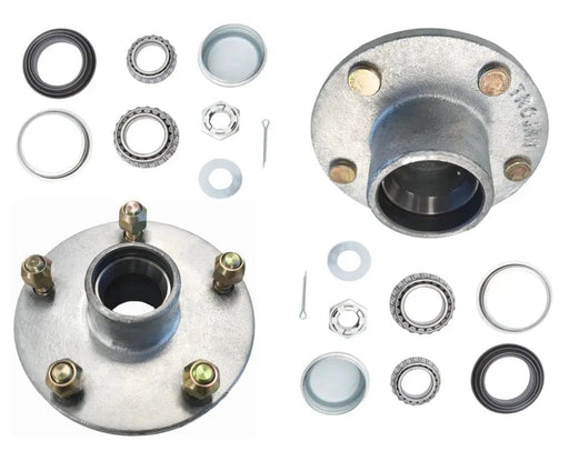 Trojan 1500kg Non Braked Wheel Hub Set Pair Galvanised – view 1