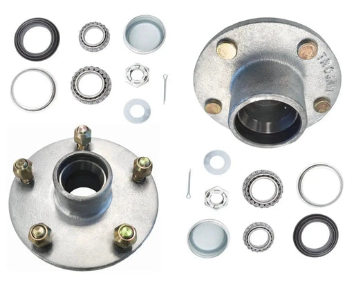 Trojan 1500kg Non Braked Wheel Hub Set Pair Galvanised – view 2