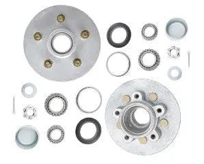 2000kg Brake-ready Hub Set - Bolt On Rotor Type - Pair
