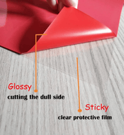 30x300cm Heat Transfer Vinyl Paper - Red – view 2