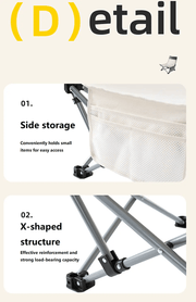 ECOTREK Chair Portable Folding Beach Chair – Enhanced Size & Comfort URB10326 Portable Folding Beach Chair – Enhanced Size & Comfort URB10326
