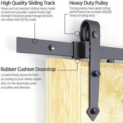 salelink.co.nz Unbranded 12FT/366cm Barn Door Hardware Kit 12FT/366cm Barn Door Hardware Kit | Action Outdoors NZ