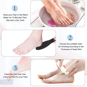 Rechargeable Electric Foot File Pedicure Kit With 3 Rollers And LCD Display – view 4