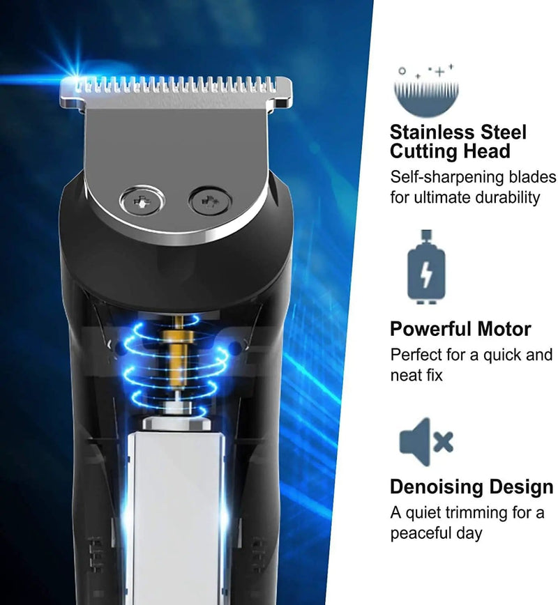 salelink.co.nz Unbranded Beard Trimmer Hair Clippers Kit Beard Trimmer Hair Clippers Kit | Action Outdoors NZ