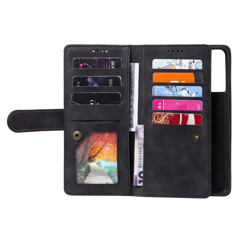 salelink.co.nz Unbranded Samsung S21 Plus Case Premium PU Leather Wallet Case Samsung Galaxy S21 Plus
