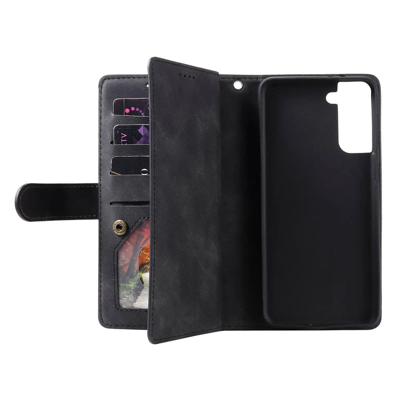 salelink.co.nz Unbranded Samsung S21 Plus Case Premium PU Leather Wallet Case Samsung Galaxy S21 Plus