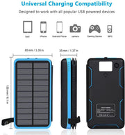 salelink.co.nz Unbranded Solar Power Bank with 4 Panels 25000mAh Solar Power Bank with 4 Panels 25000mAh | Action Outdoors NZ