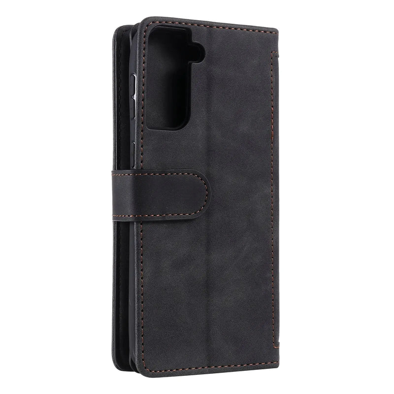 salelink.co.nz Unbranded Samsung S21 Plus Case Premium PU Leather Wallet Case Samsung Galaxy S21 Plus