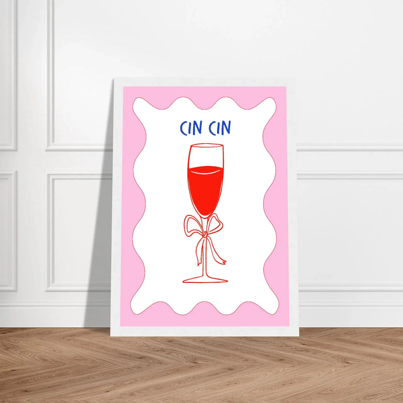 Blank Wall Print Shop Print Material Cin Cin Cin Cin