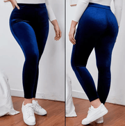 Thermal Thick Warm Fleece lined Legging NAVY – view 3