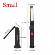 LED Flashlight USB Rechargeable With Magnetic For Work Hand Inspection – view 7