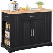 Yaheetech Rolling Kitchen Island Kitchen Trolley Rolling Kitchen Island Kitchen Trolley