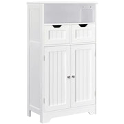 Bathroom Floor Storage Cabinet with 2 Drawers & Shelf Height-Adjustable Cabinet – view 1