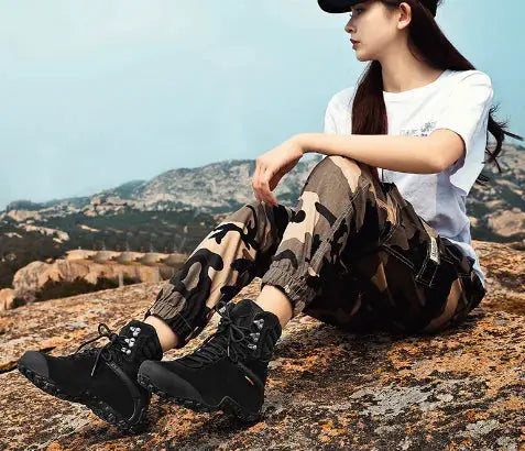 Women's Waterproof Hiking Boots - Lightweight Climbing Shoes – view 1