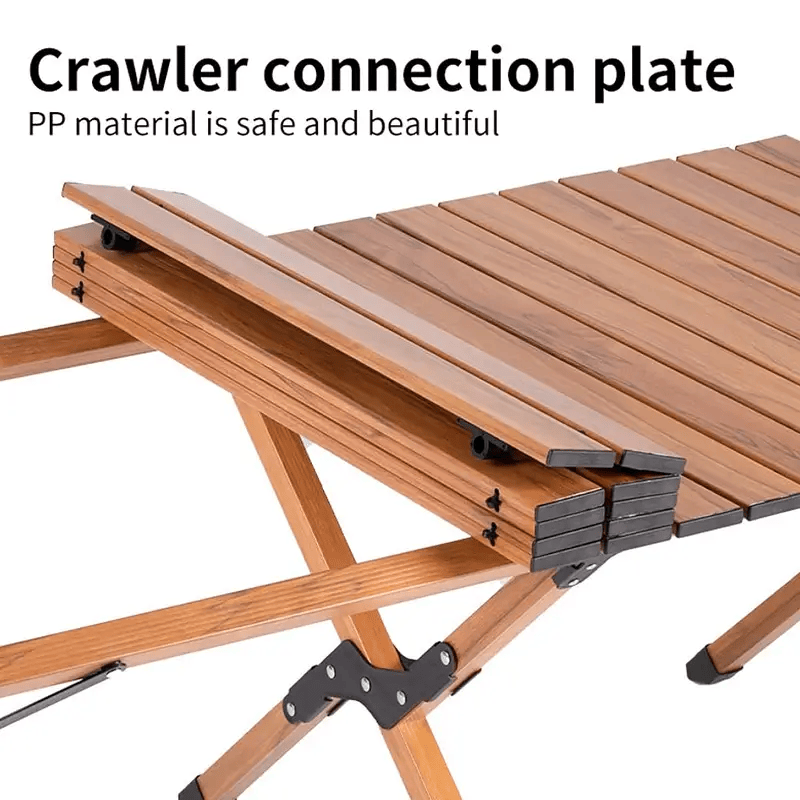 120CM Folding Dining Table Camping Picnic Egg Roll – view 4