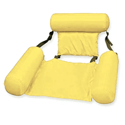 China Dropship hammock Foldable Inflatable Floating Hammock With Backrest And Footrest Foldable Inflatable Floating Hammock With Backrest