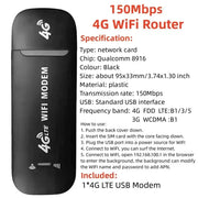 4G LTE Portable WiFi Router & Mobile Hotspot (8 different variants available) – view 14