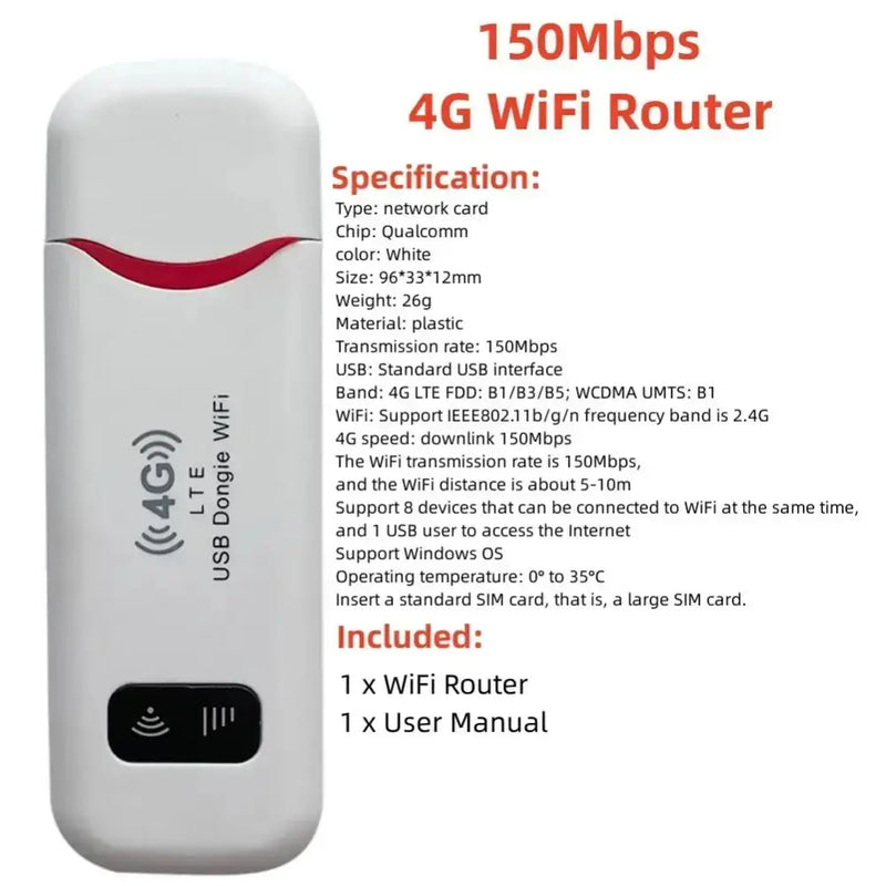 4G LTE Portable WiFi Router & Mobile Hotspot (8 different variants available) – view 15