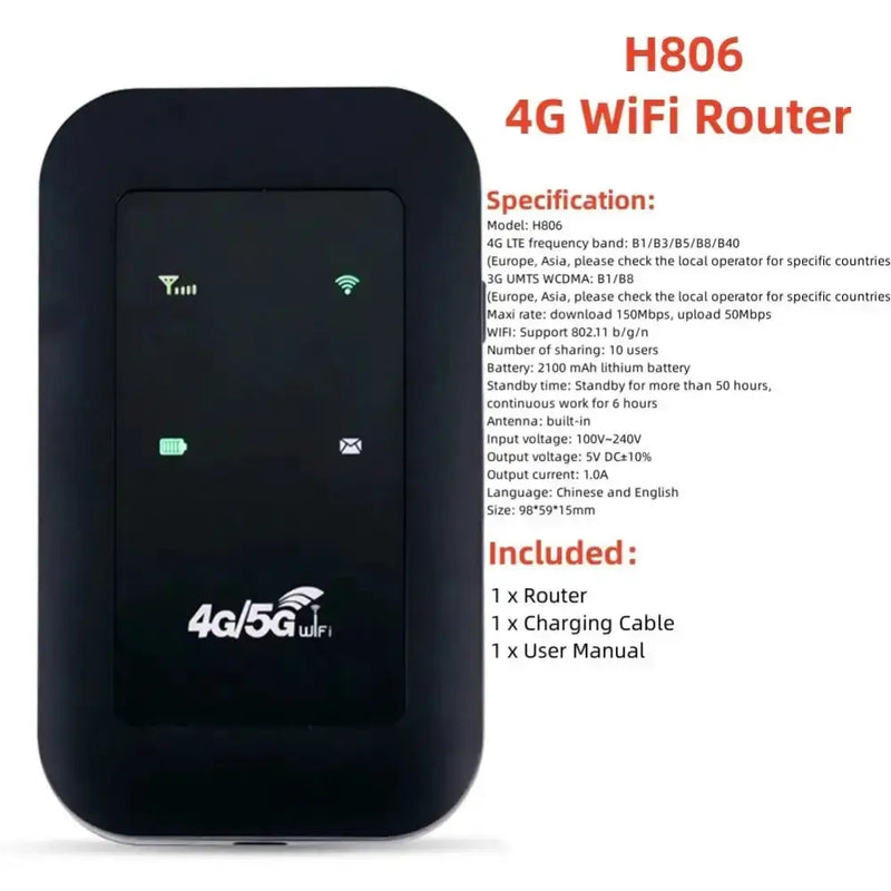 4G LTE Portable WiFi Router & Mobile Hotspot (8 different variants available) – view 17