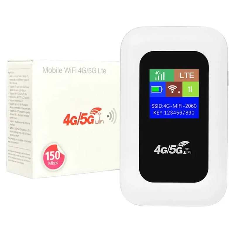 Habicare 9eight5 4G / 5G LTE Portable WiFi Router with SIM Slot 4G / 5G LTE Portable WiFi Router with SIM Slot