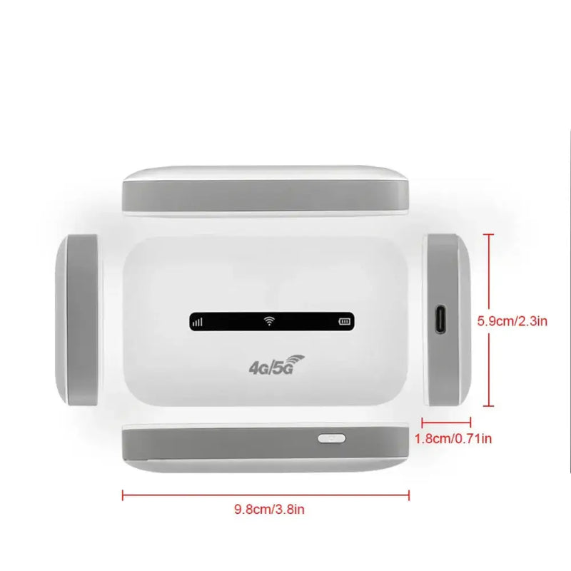 Habicare 9eight5 4G / 5G LTE Portable WiFi Router with SIM Slot 4G / 5G LTE Portable WiFi Router with SIM Slot