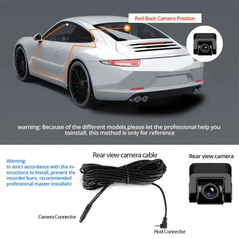 4K UHD Dash Cam with WiFi & GPS (different sizes and models available) – view 14