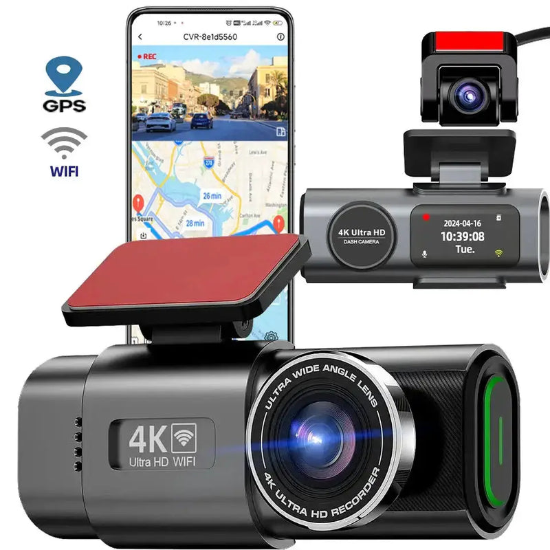 4K UHD Dash Cam with WiFi & GPS (different sizes and models available) – view 2