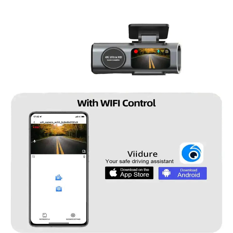 4K UHD Dash Cam with WiFi & GPS (different sizes and models available) – view 5