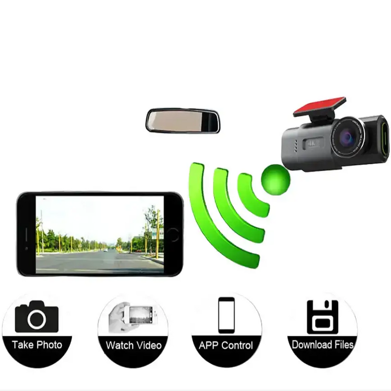 4K UHD Dash Cam with WiFi & GPS (different sizes and models available) – view 9