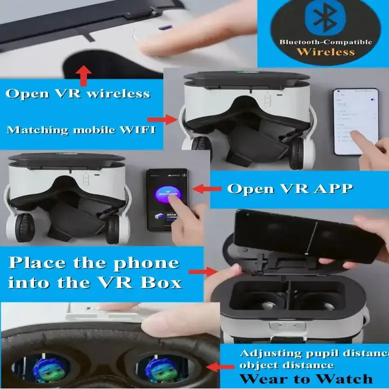 4K Wireless VR Glasses for Smartphones (different models available) – view 9