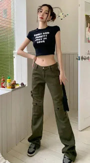 High Street Cargo Straight Pants and Jeans – view 4
