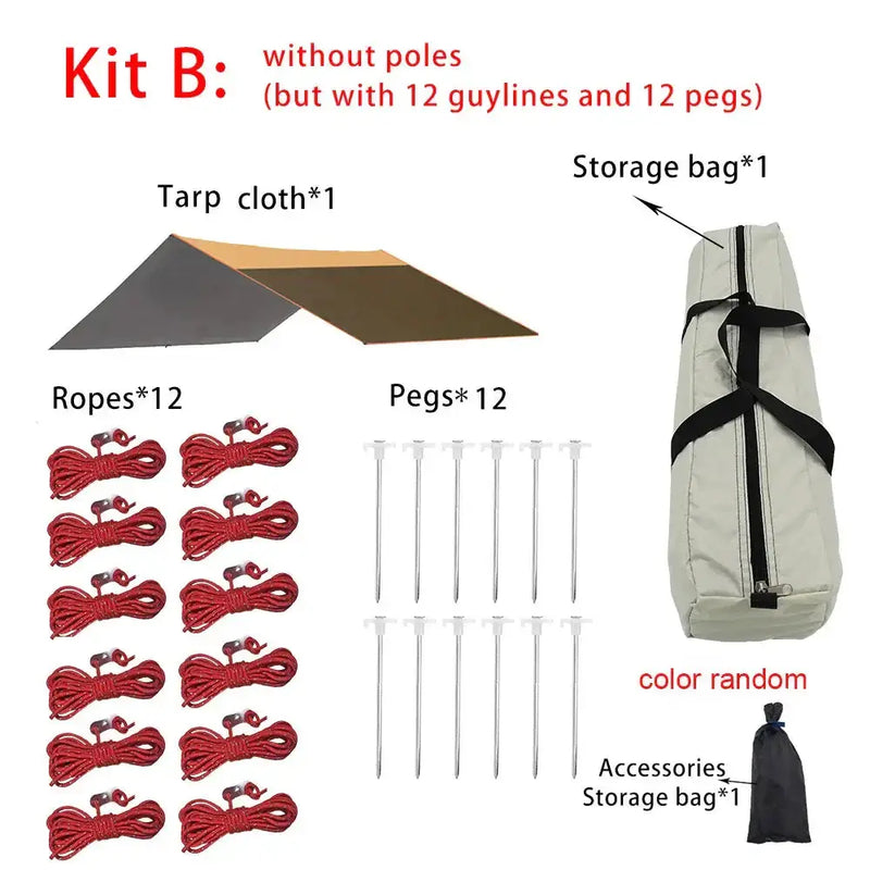 Habicare SS 4x6 Large Heavy Duty Waterproof Tarp 4x6 Large Heavy Duty Waterproof Tarp