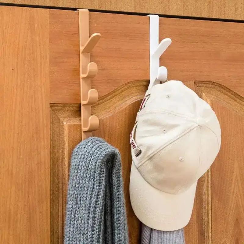 9eight5 Tools & Kits (multipurpose) 5 Hook Over Door Hangar Rack 5 Hook Over Door Hangar Rack