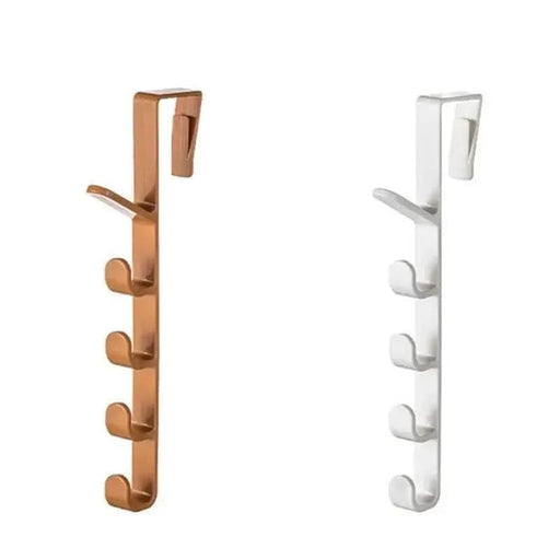 9eight5 Tools & Kits (multipurpose) 5 Hook Over Door Hangar Rack 5 Hook Over Door Hangar Rack