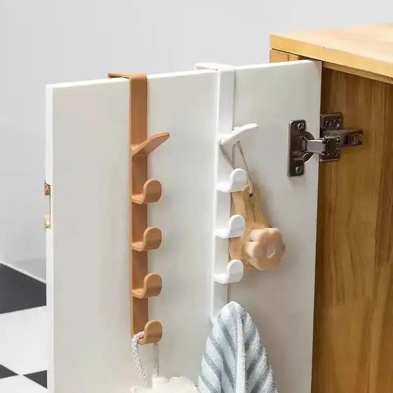 9eight5 Tools & Kits (multipurpose) 5 Hook Over Door Hangar Rack 5 Hook Over Door Hangar Rack