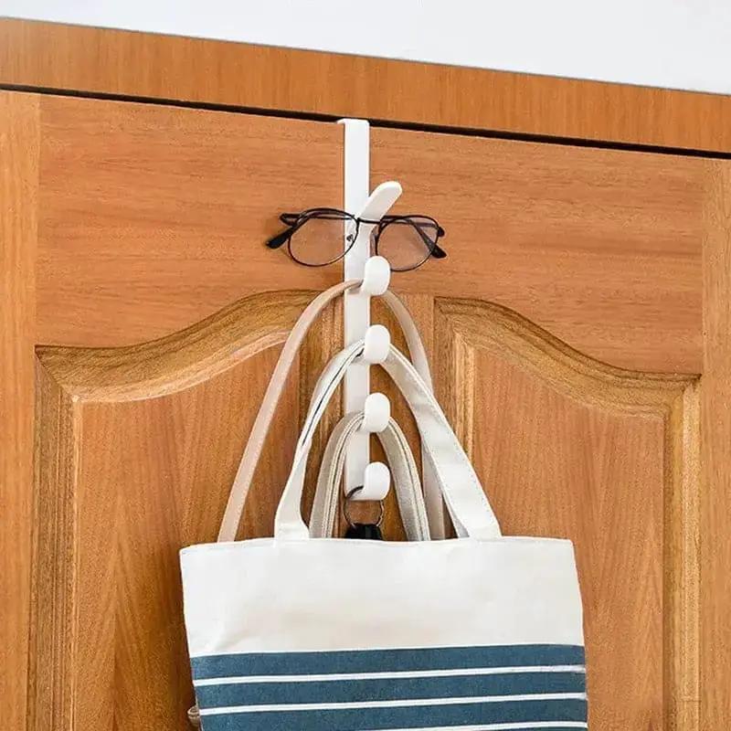 9eight5 Tools & Kits (multipurpose) 5 Hook Over Door Hangar Rack 5 Hook Over Door Hangar Rack
