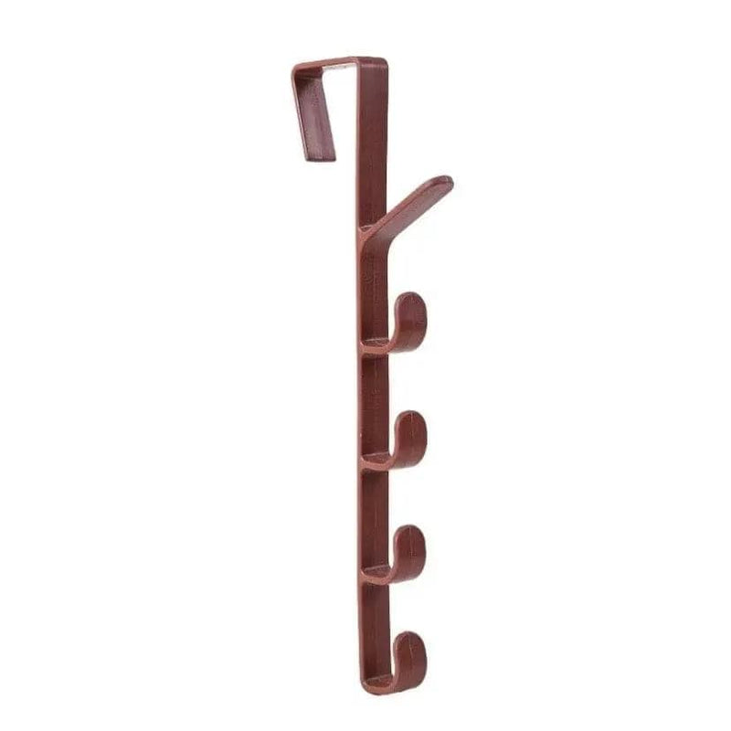 9eight5 Tools & Kits (multipurpose) 5 Hook Over Door Hangar Rack 5 Hook Over Door Hangar Rack