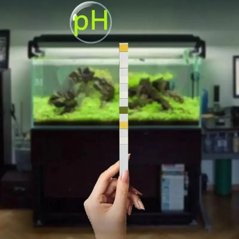 Habicare HBC Aquarium Water Test Strips Habicare 7-in-1 Pond & Aquarium Test Strips (100)