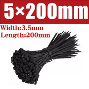 Habicare 500/1000PCS Self-Locking Black Nylon Cable Ties 500/1000PCS Self-Locking Black Nylon Cable Ties