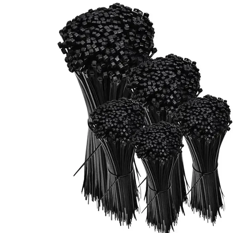 Habicare 500/1000PCS Self-Locking Black Nylon Cable Ties 500/1000PCS Self-Locking Black Nylon Cable Ties