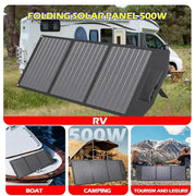 Habicare SS 50W Foldable Solar Charger for Camping 50W Foldable Solar Charger for Camping