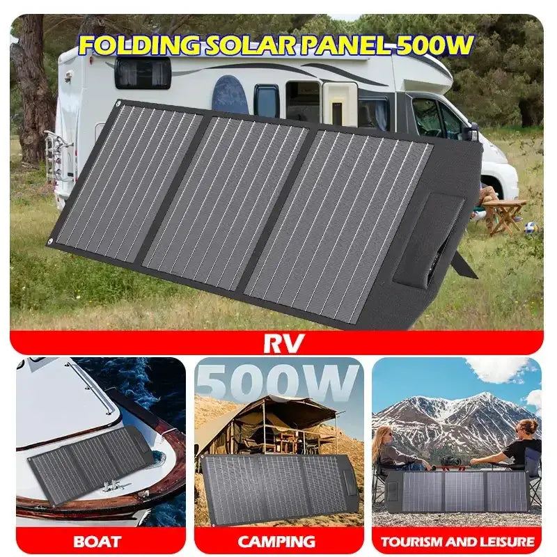 Habicare SS 50W Foldable Solar Charger for Camping 50W Foldable Solar Charger for Camping