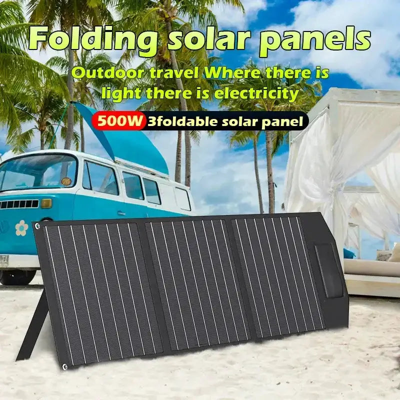 Habicare SS 50W Foldable Solar Charger for Camping 50W Foldable Solar Charger for Camping