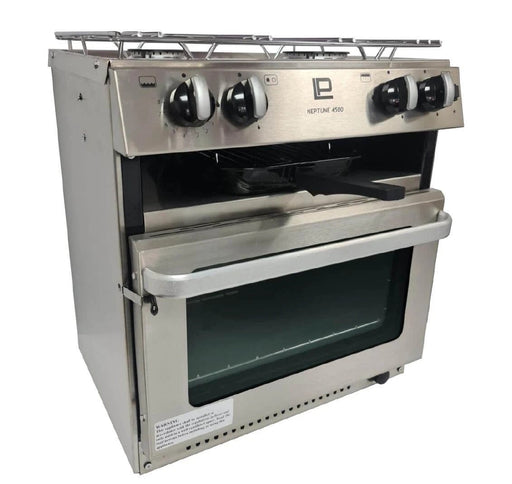 MaXtek Marine Oven With 2 Burner And Grill Thermostatic Control Stainless Steel For Boats And RVs
