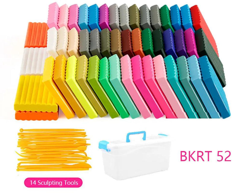 Polymer Clay Oven Bake Clay Modelling Clay - 50 Colors – view 1