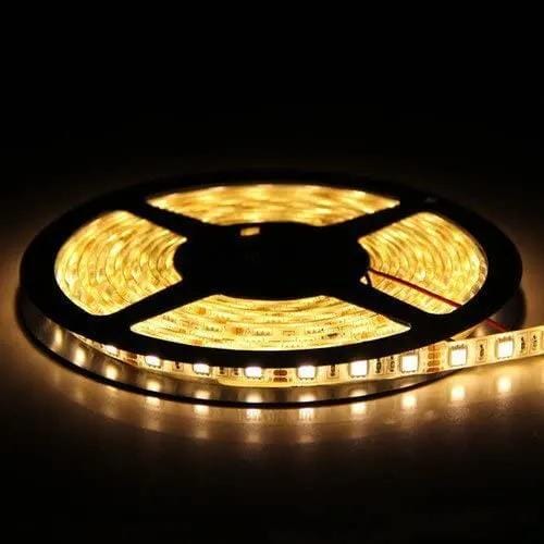 5M Warm White 5050 12V Led Strip Light with Power Adapter – view 5