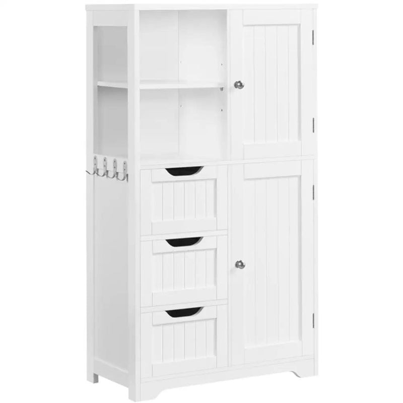 Yaheetech Freestanding Floor Cabinet Bathroom Storage Freestanding Floor Cabinet Bathroom Storage