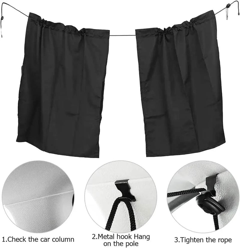 salelink.co.nz Unbranded Car Divider Privacy Curtains Car Divider Privacy Curtains | Action Outdoors NZ