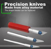 13pcs Hobby Knife Blade Craft Cutter Knife Set With Case Precision knife set – view 6